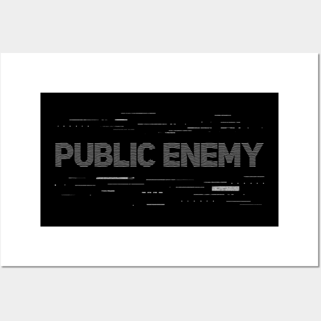 Public Enemy Road Line Wall Art by SIJI.MAREM